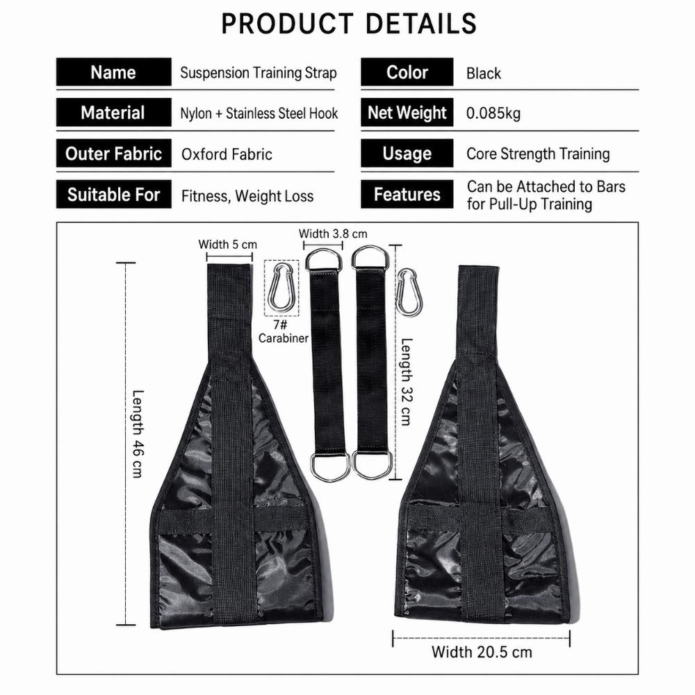 Practical Pull Up Assist Strap Sturdy Core Workout Strap Durable Leg Raise Strap Leg Raise