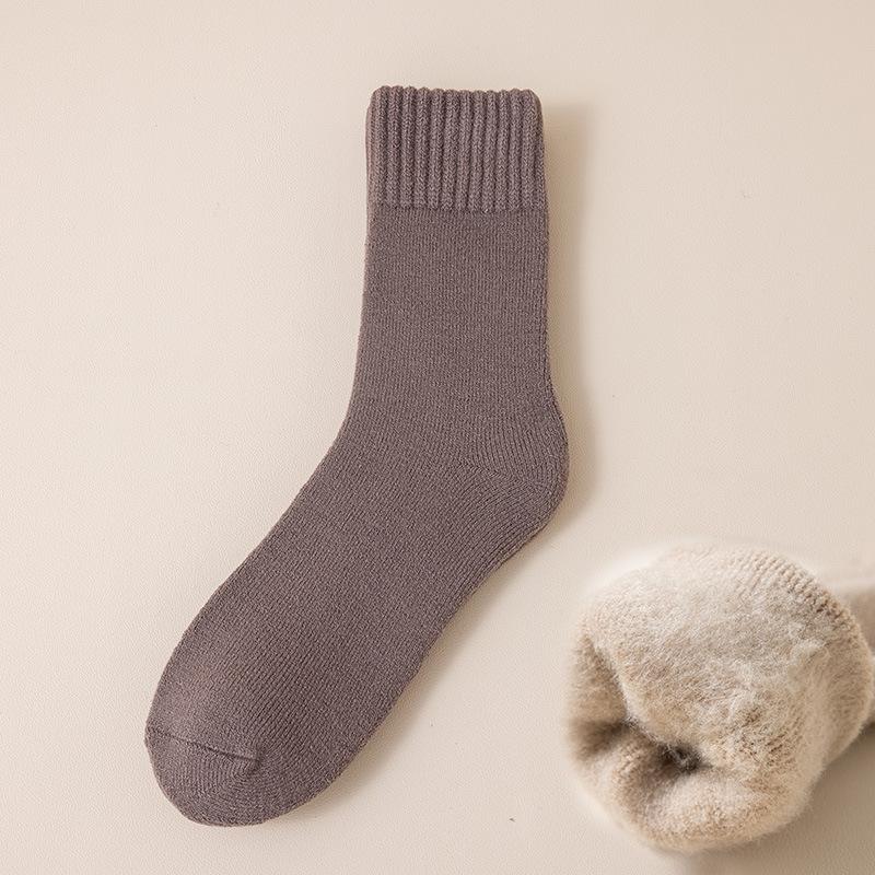 Woolen Socks for Men and Women In Winter, Thickened and Fleece for Warmth