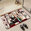 japanese anime s Soul Eater Not! Floor Mat Eco  Flannel Doormat Non Slip Odorless Indoor Floor Rug Soft Short Plush Home Mat