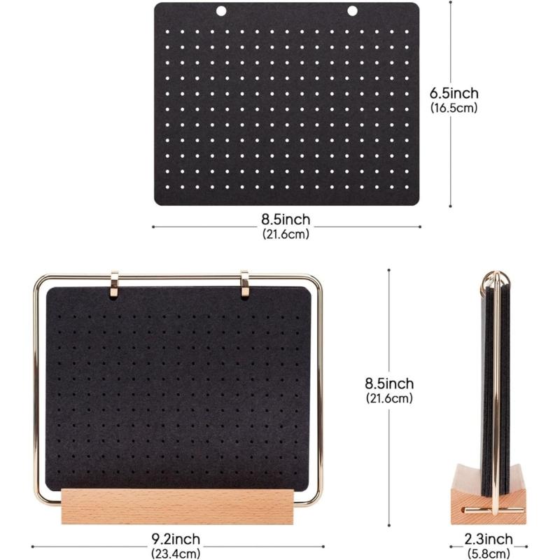 Pin Collection Storage Calendar Badge Earring Display Organiser 6 Pages Large Capacity Brooch Holder for Household Use