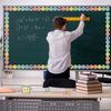 1roll Happy Stickers Color Smile Bulletin Board Decorative For Back To School Classroom Blackboard Decoration Stationery Sticker