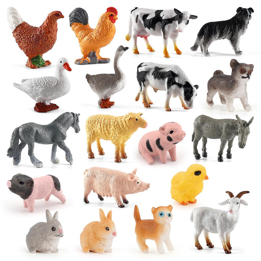 Farm Duck Pig Dog Animal Simulation Pvc Models With Detailed Craftsmanship For Collectors And Decorators
