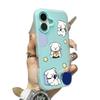 Jelly 2-in-1 Mobile Phone Case, Frosted Hard Shell, Large Hole, Stylish, Cute, Creative, Anti-fingerprint, Trendy Brand Cooling Model
