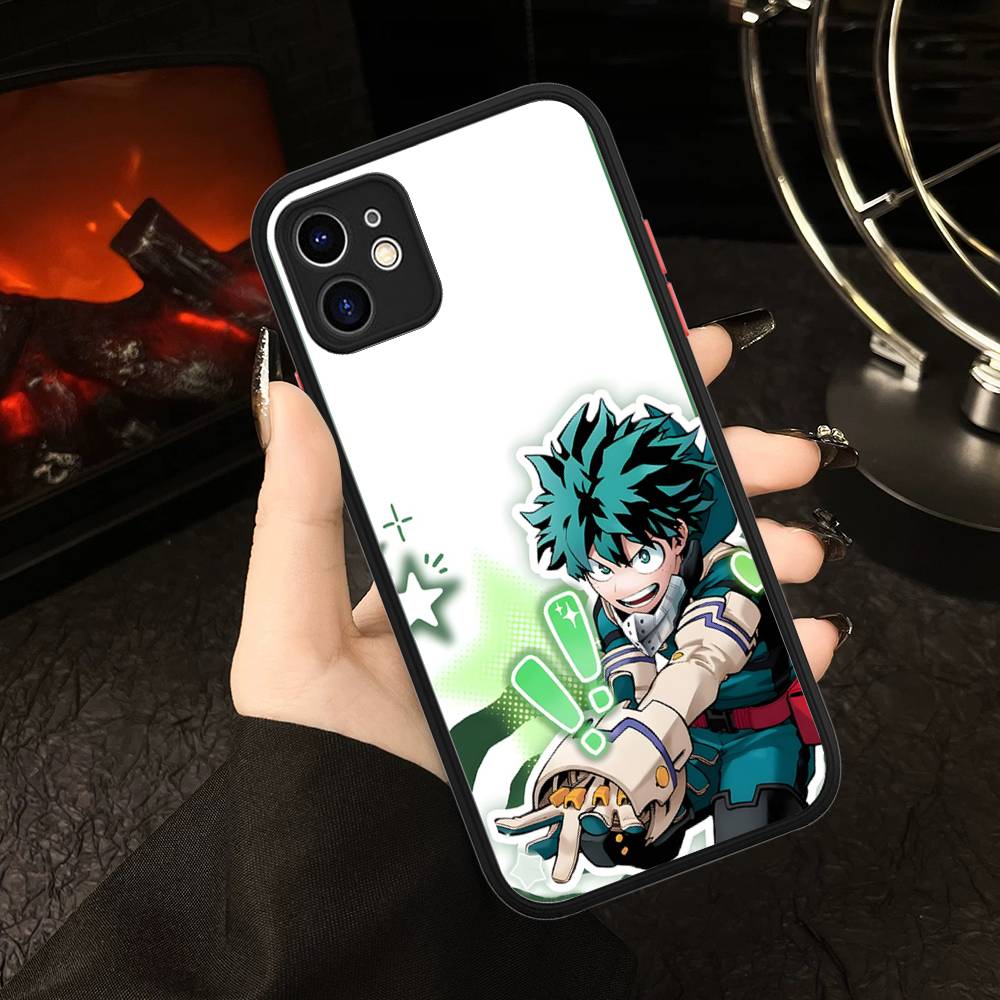 My Hero Academia Katsuki Bakugo My Hero Phone Case For IPhone 16 Pro Max Case 11 12 13 14 15 Pro Plus X XS MAX Case Matte Cover