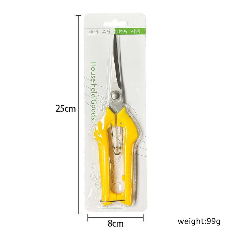 Pruning Shear Branch Scissors Stainless Steel Non-Slip Handle Sharp Garden Fruit Tree Pruning Very Sharp Garden Tools