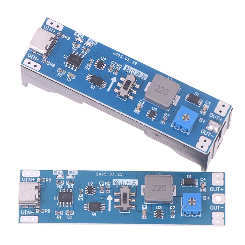 3.7V 9V 12V Type-C Lithium Battery Charger/Discharger Booster/Regulator Module Boost Step Up Module Ups Power Supply