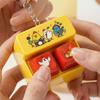 Plastic Voice-Activated Keychain Fingertip Button Phone Stand  Hanging Ornament