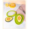 Onion Storage and Avocado Saver, 4pcs Silicone Fruit Storage Box, Multifunctional Fruit and Veggie Savers Containers Perfect for Lemons, Cheese,