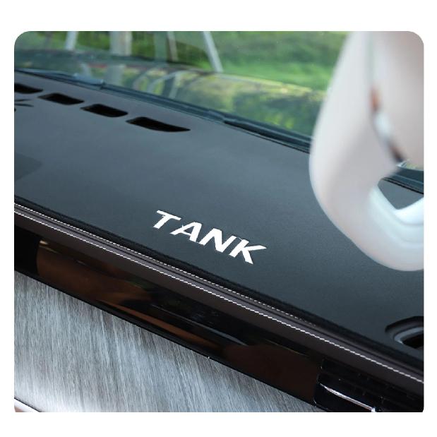 For GWM Tank 500 Great Wall 2022-2024 Car Dash Mat Dashmat Dashboard Cover Sun Shade Dash Board Cover Carpet Auto Accessories