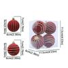 Plastic Christmas Decoative Balls Hanging Xmas Tree Ornaments Christmas Color Balls  Home Decor
