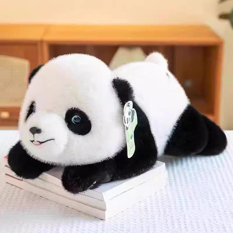 New Style Ppapa Panda Plush Toy Dolls Giant Panda Zoo Doll Children's Birthday Gift