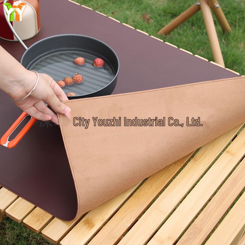 Waterproof Outdoor Leather Picnic Mat - Large Size for Camping and BBQ