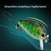 Crankbait Angelköder, 1,1 Zoll 2,8 cm Bionische Angelköder, Harte Angelköder Topwater-Köder Forellen-Barsch-Angelköder