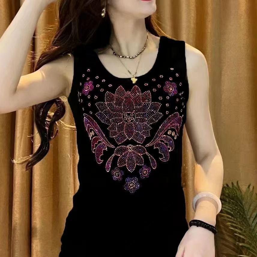 

Women s Plus Size Lace Back Ice Silk Camisole - Versatile and Slimming 3XL