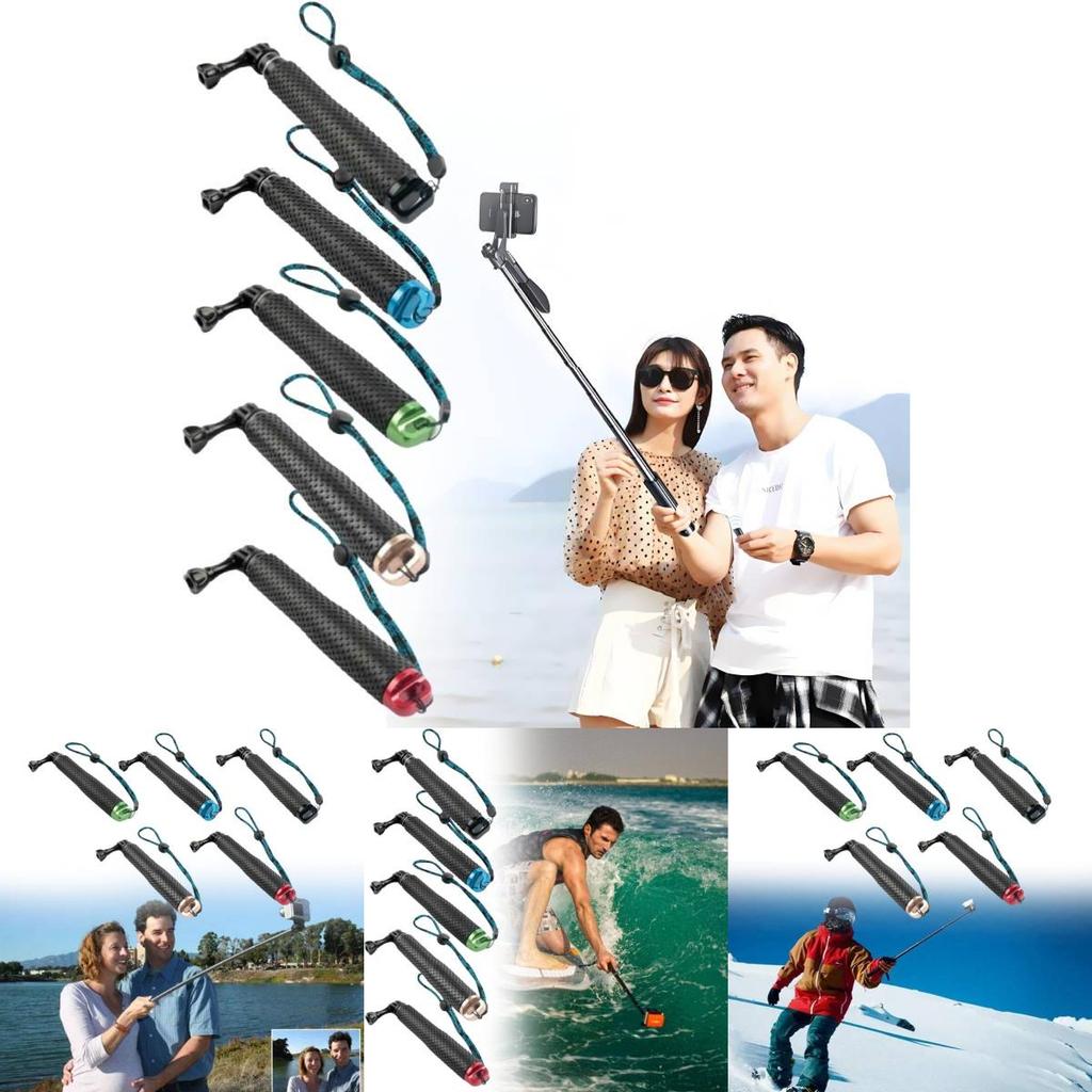 Premium 19 Inch Aluminum Gopro Selfie Stick With Versatile Adjustable Features