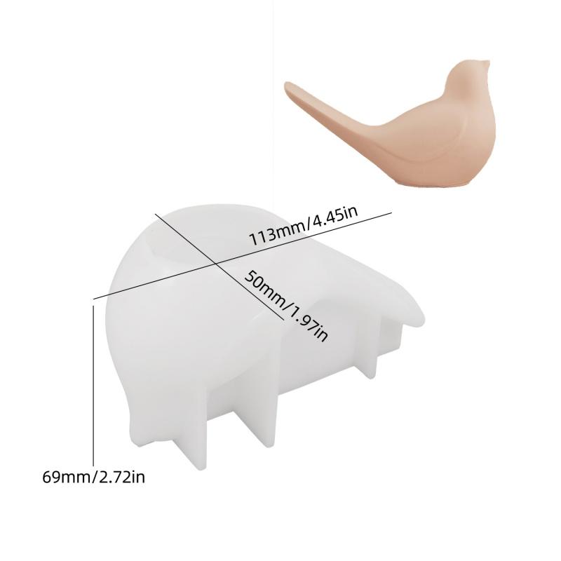 3D Vogel Silikon Kerzenform DIY Niedlicher Vogel Aromatherapie Kerze Seife Epoxidharzform Gips Herstellungswerkzeug Heimwerkerhandwerk Dekor