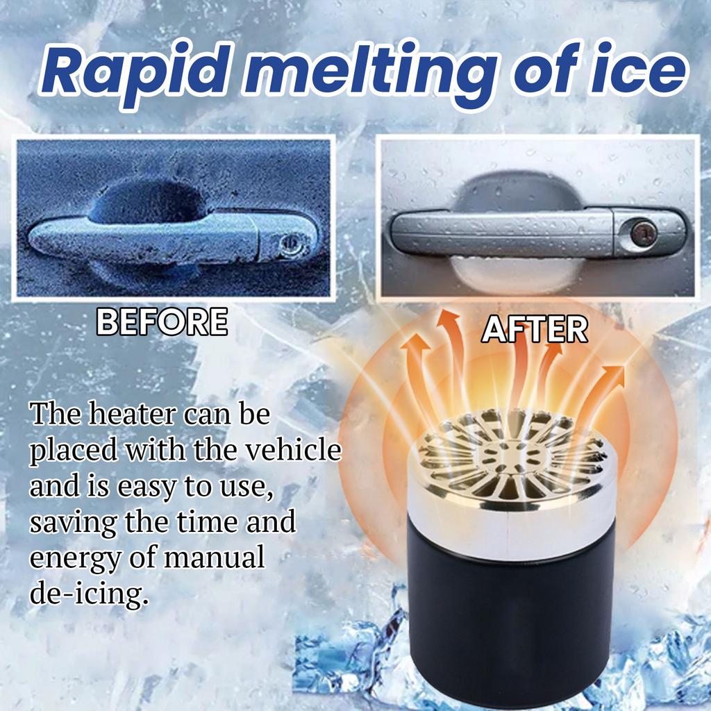 Vehicle Microwave Molecular Deicing Instrument Essential Oil Diffuser Heater Car Interior Decor Aromatic Deodorizing