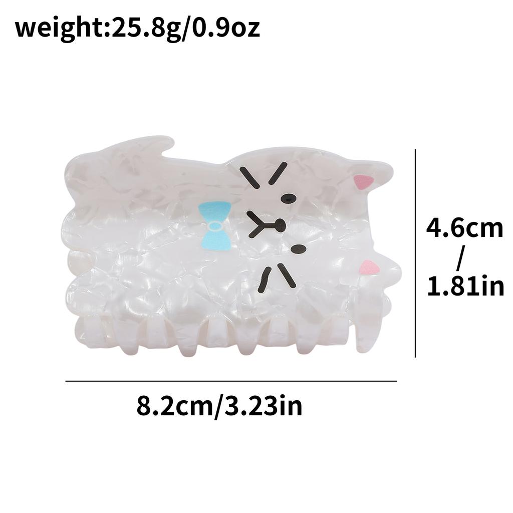 1PC/Random 7PCS Cute jumping and acting cute kitten hair claw exquisite hair accessories