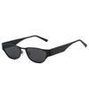  New Retro Y2K Candy Color Cat Eye Sunglasses Women Fashion Rivets Outdoor Sports Punk Men Trending Sun Glasses