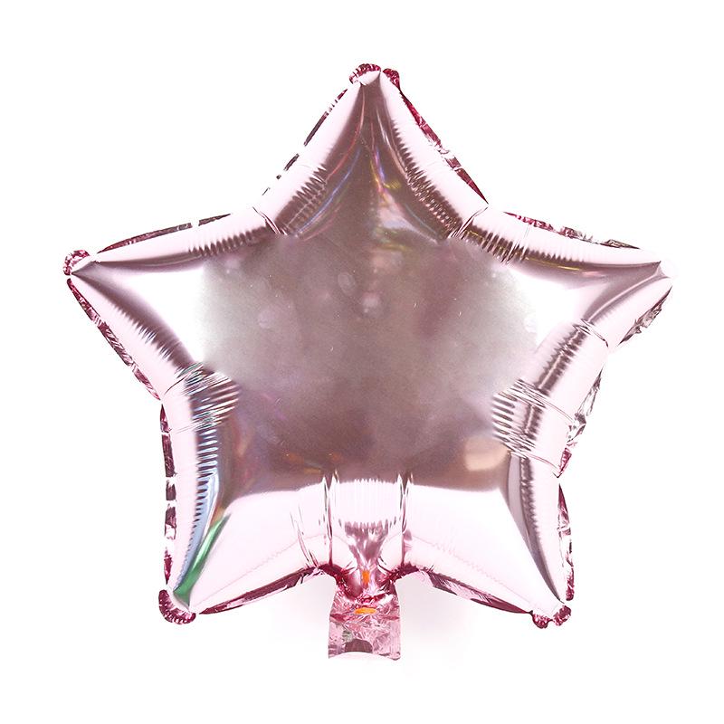 18-Inch Star & Heart Foil Balloon - Festival, Birthday, Wedding Decoration