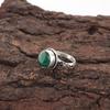 Green Onyx Gemstone Jewelry, 925 Sterling Silver Women's Ring. Handmade Attractive Silver Jewelry For Wedding Gift