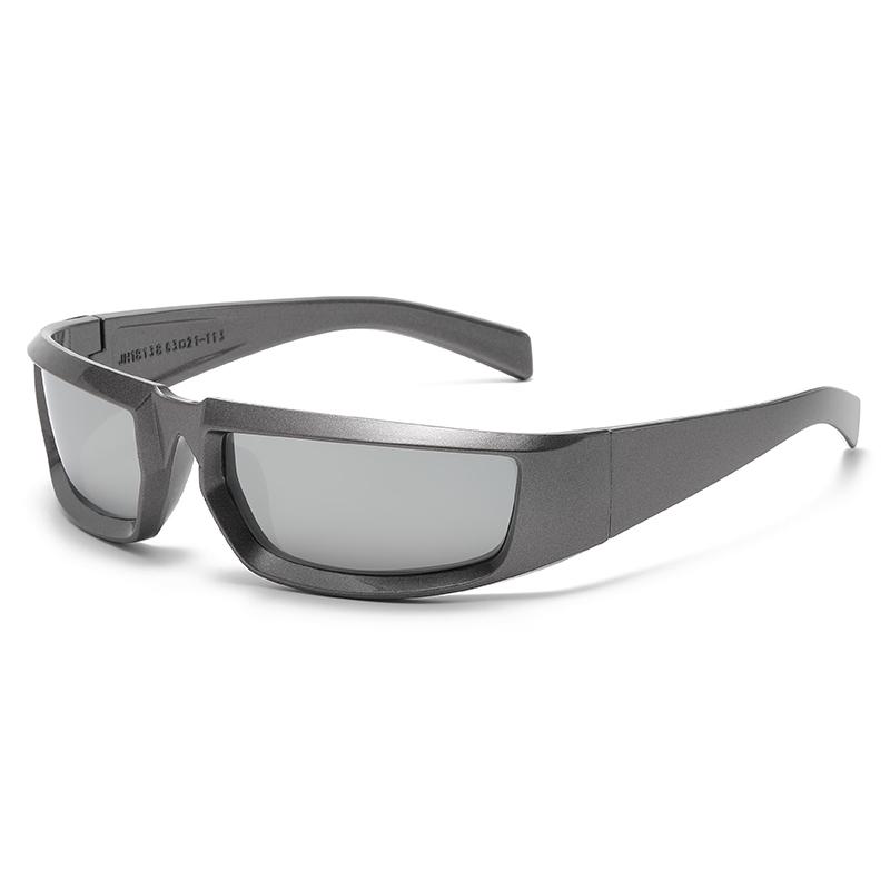 Y2K Sonnenbrillen für Damen Herren Unisex Steampunk Sport Punk Brillen Mode Zukunftsstil