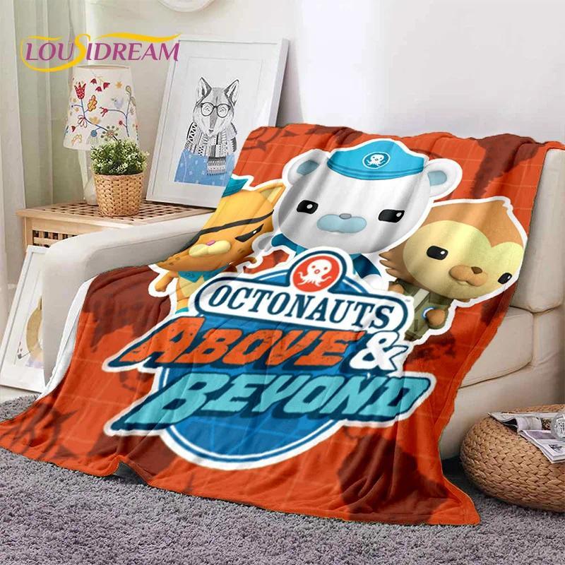 The Octonauts Barnacles Cute Cartoon Soft Blankets,Keep Warm Flannel Throw Blanket for Picnic Beds Sofa Home Custom blankets