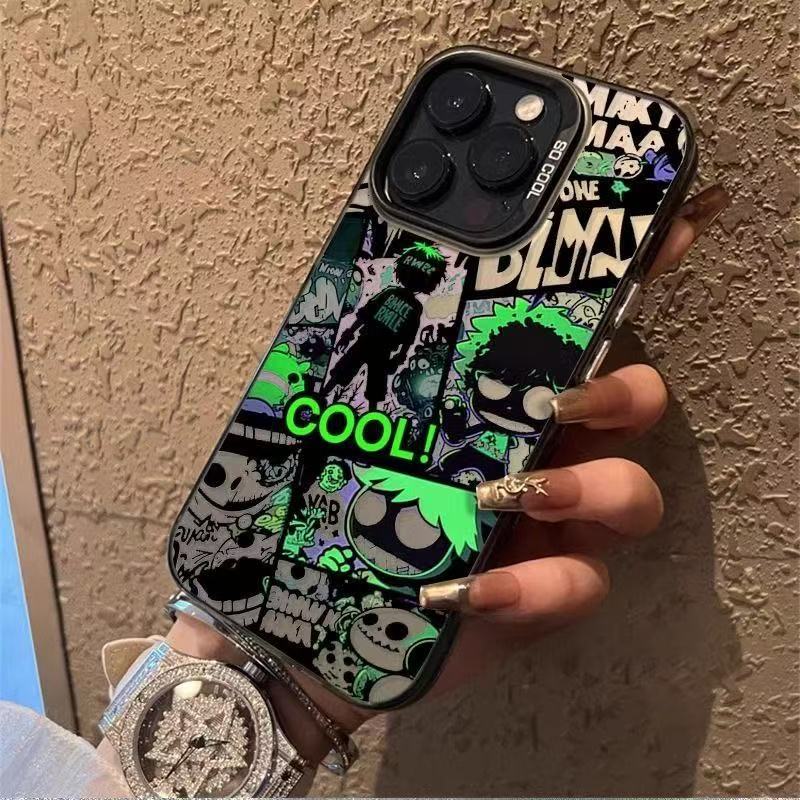 Dark Illustration Compatible with Apple 17 Pro Max Phone iPhone 16 Vitality Case Japanese and Korean Style 15/14/13