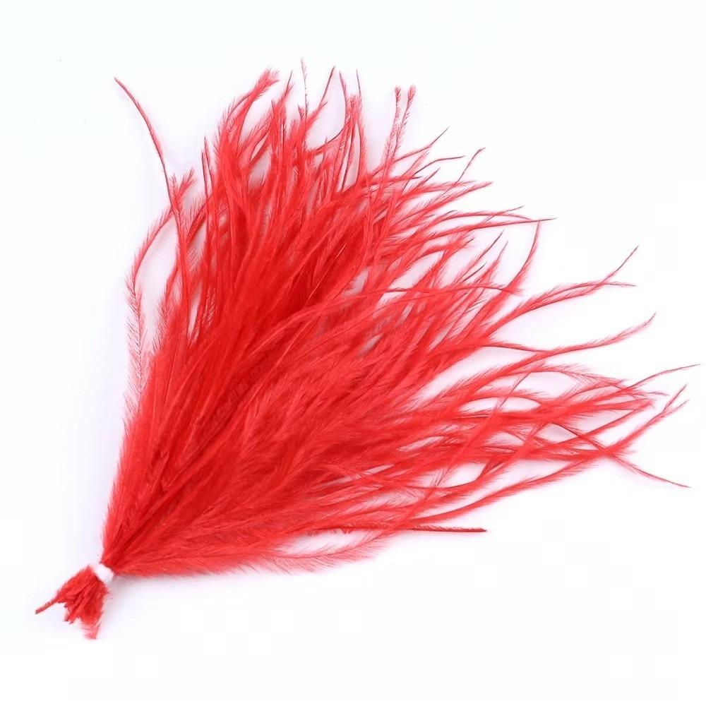 100Pcs Sewing Costuming Ostrich Feathers Loose Plumas Decorativas  for Home Wedding Party