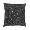 Halloween Witchcraft Witch Cushion Cover Soft Gothic Crow Cat Throw Pillow Case for Sofa Square Pillowcase Bedroom Decoration