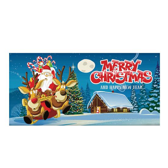Christmas Garage Door Cover Large Christmas Banner Backdrop Decoration for Indoor Outdoor Garage Door Gate Party Wall Decor