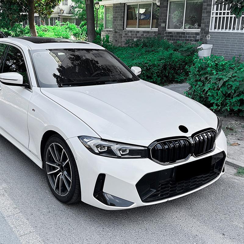 For BMW 3 Series G20 G21 2026+ High Quality ABS Double Lines 3 Color LED Kidney Grille 3 Color Front Bumper Grill Glossy Black