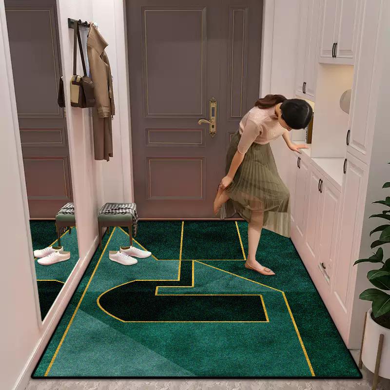 Modern Customizable Flannel Carpet Living Room Home Decoration Luxury Nordic Home Mat Bedside Washable Bedroom Mat Non-slip