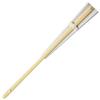 White Formal Ceremonial Washi Bamboo Ribs Day Gift [GIORSEN] Fan, Plain, Wear, Occasions, Paper, (11 Ribs), Men's, Father's
