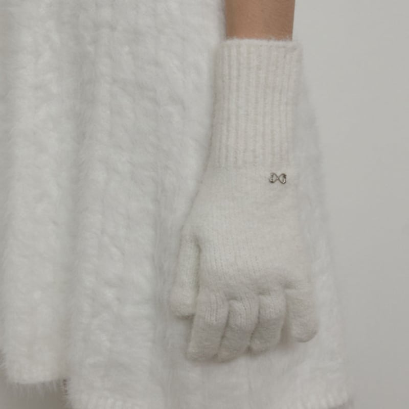 LOVE ME MONSTER [2 SET] Mild Winter Muffler & Glove (L244MST010)