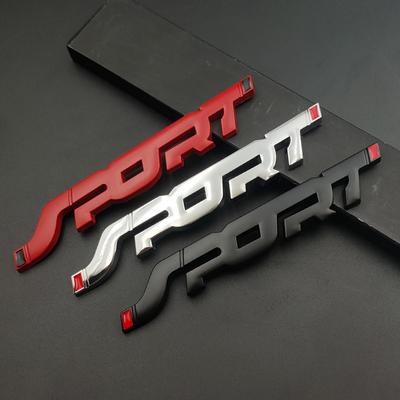 CFT29 3D Metal Logo Emblem Car Fender Trunk Badge For Ford Explorer Bronco Mondeo Fusion Edge Fiesta Sport Sticker Accessories
