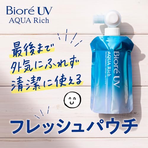 Biore UV Aqua Rich Watery Essence Fresh Pouch 120g Sunscreen SPF50