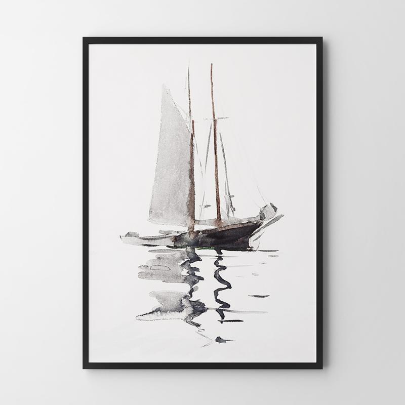 Poster Picture Sailboat Yacht