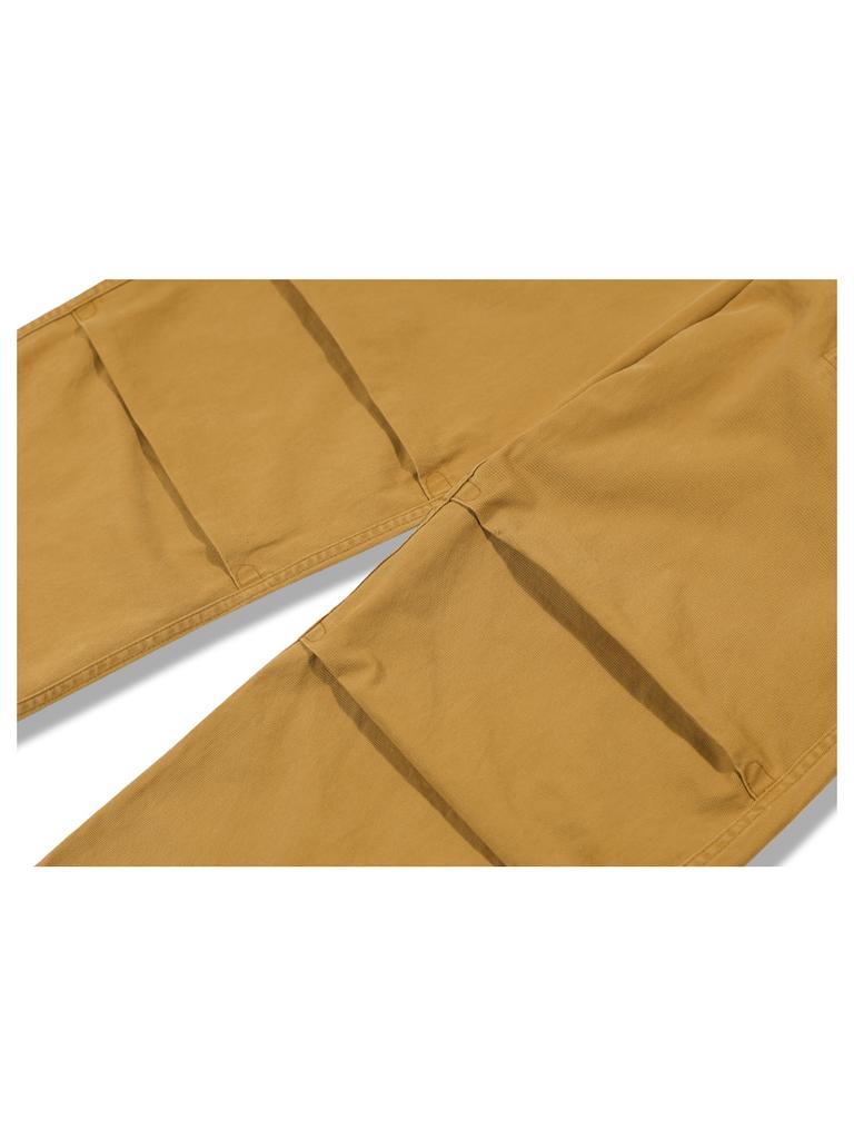 GUBIN Vintage Pintuck Cotton Pants - Sand