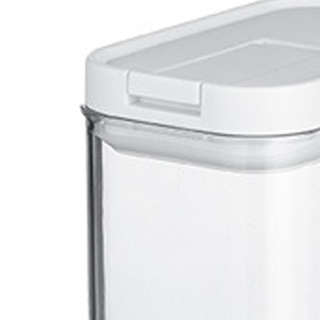 Transparent Food Jar Airtight Stackable Thickened Food Storage Container for Nuts Spices Beans