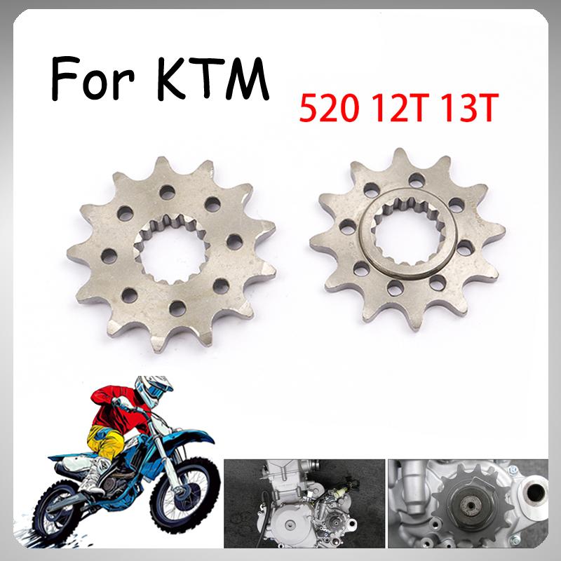 Motorcycle 12T 13T Front Sprocket Chain Gear For KTM SX EXC SXF XCF EXCF XCW SMR For HUSQVARNA FC FE FX 07-19 Small Chainring