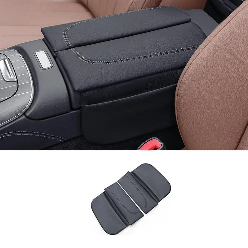 

For Mercedes Benz EClass W214 Car Center Armrest Box Console Box Storage Box Leather Trim Cover Interior Decoration Acccessories For W214 2024-2025