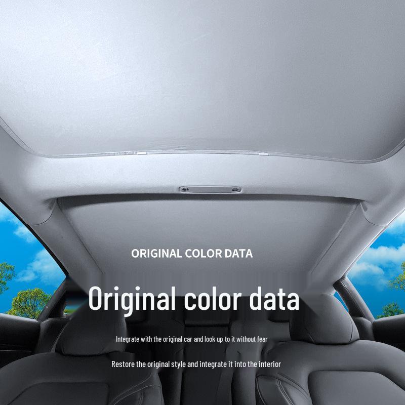 Tesla Model 3/Y Sunroof Sunshade: Heat Insulation & Sun Protection Roof Cover