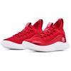 Curry Brand Curry 8 NM Red Unisex Sneakers White 3024785-605