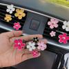 10Pcs Car Outlet Vent Metal Clip Clasps Car Air Freshener Conditioning Small Daisy Phone Case Interior Decoration Accessories