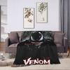 Venom Blanket  Warm Street Trend Plush Throw Blanket For Children Bedroom Flannel Bedspread Bed Cover