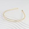 Metal DIY Wedding Headband Bride Crown Gold Headdress Hairwear Hairband Base