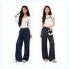 MJ STYLE Women's High-Waist Flared Wide-Leg Yoga Pants