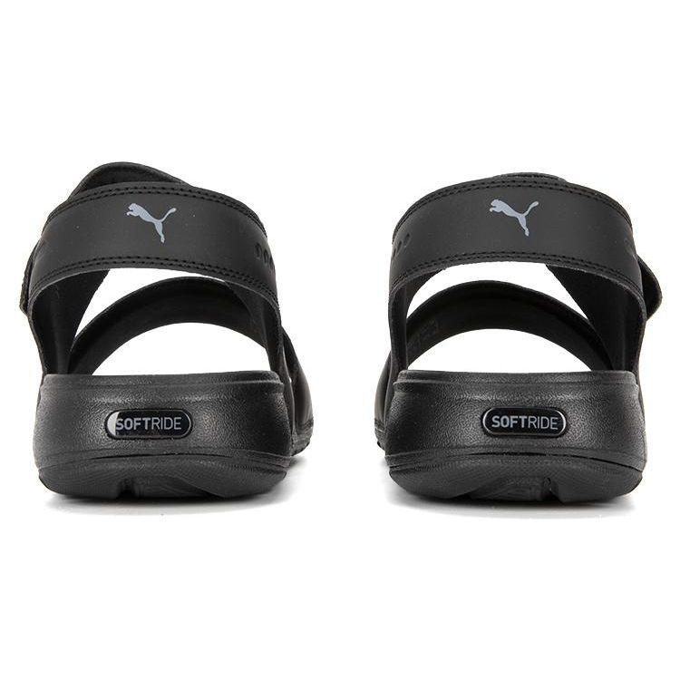 PUMA Unisex Softride Sandal Pure Black Sport Sandals 389083-01