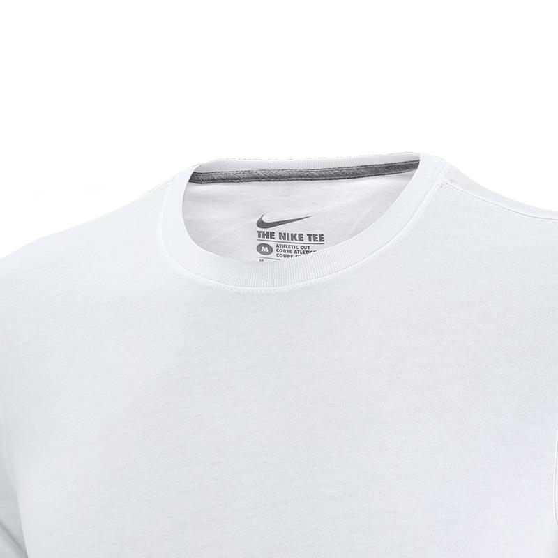 Nike T Shirts Men's Crew Neck Moderate Straight Fit 743036-100